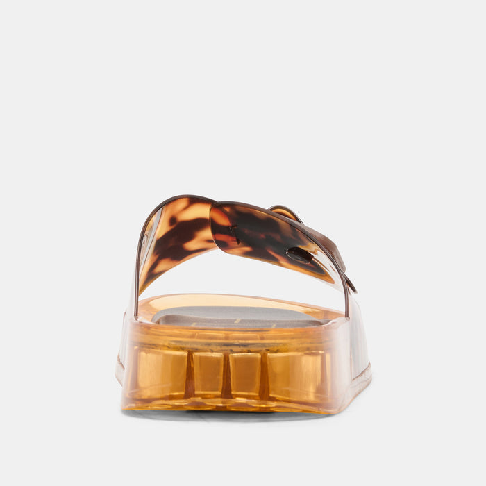 JULEAN SANDALS TORTOISE VINYL