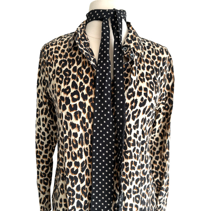 Kate Moss Leopard Shirt - XS