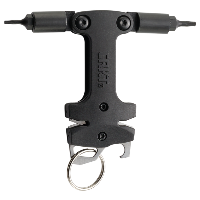 CRKT knife maintenance tool, view of the folding bit driver body