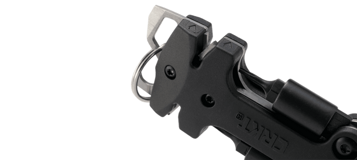 CRKT knife maintenance tool showing the bit storage in the handle