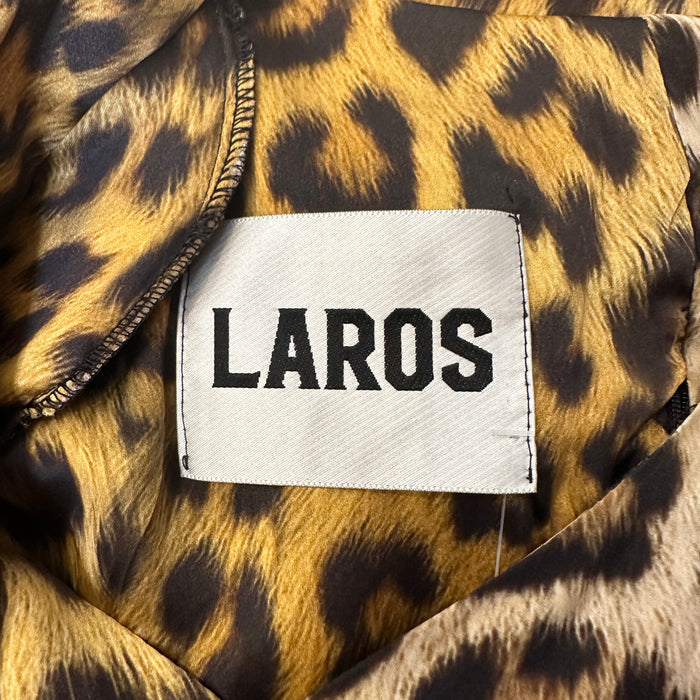 Leopard Silk Dress - S