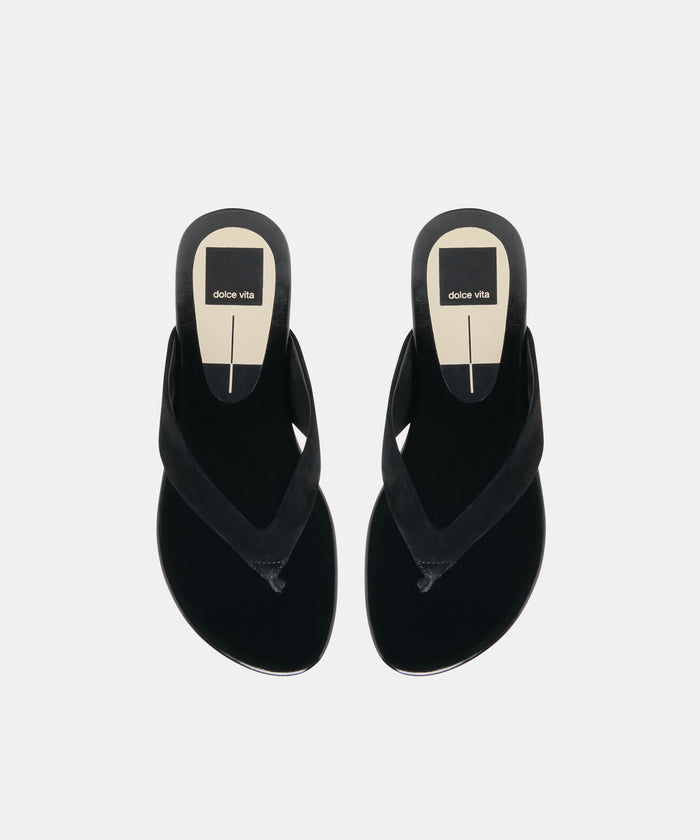 LINNET SANDALS ONYX SUEDE