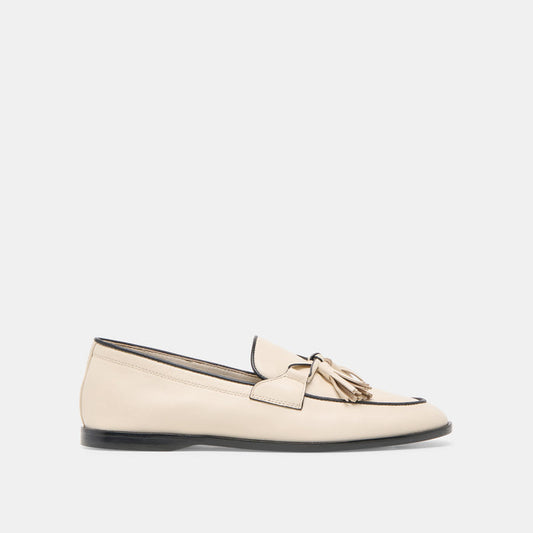 Loklan Ivory Leather Loafers | Dolce Vita