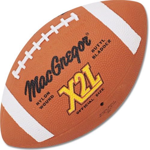 MacGregor Official Size Rubber Football