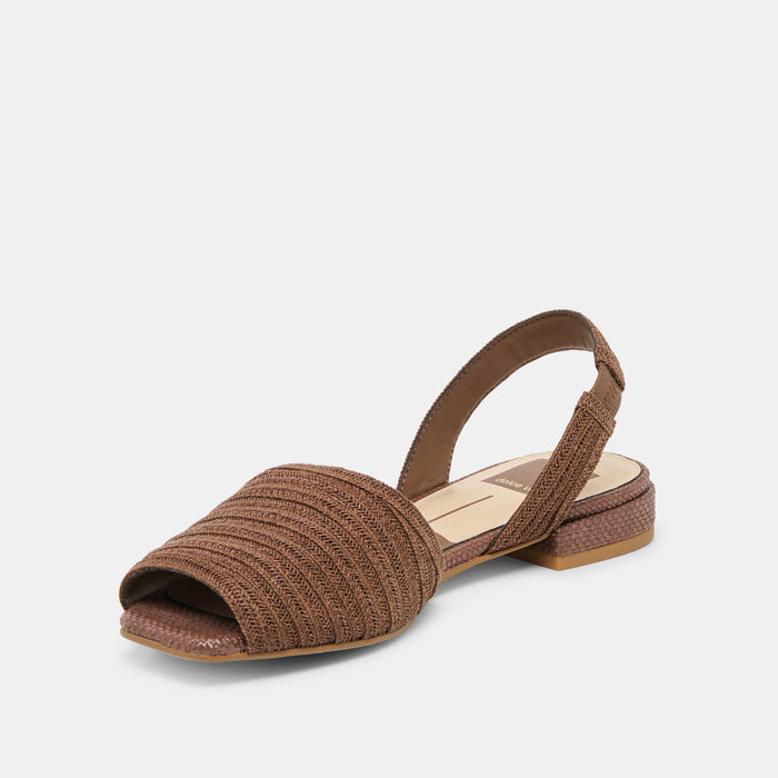 MARZY SANDALS COCOA RAFFIA