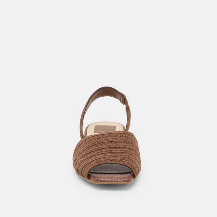MARZY SANDALS COCOA RAFFIA