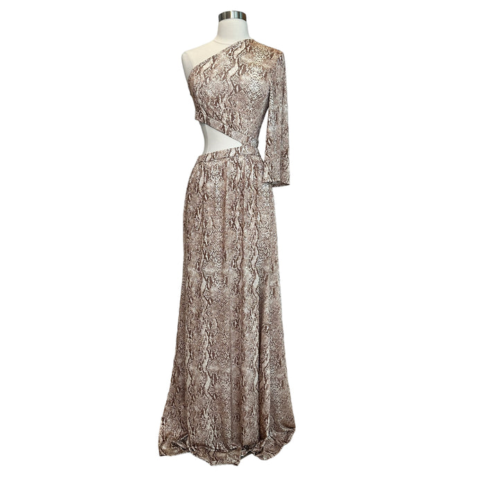 Maxi Animal Print Dress - XS
