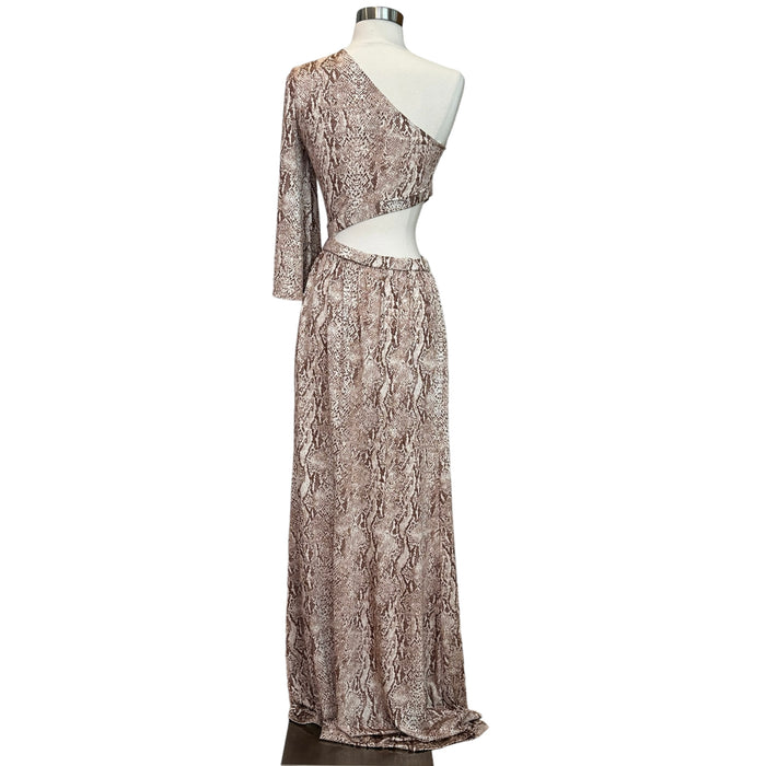 Maxi Animal Print Dress - XS