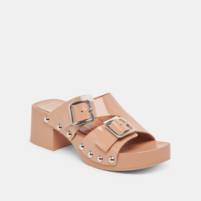 MELODY HEELS TAN LEATHER