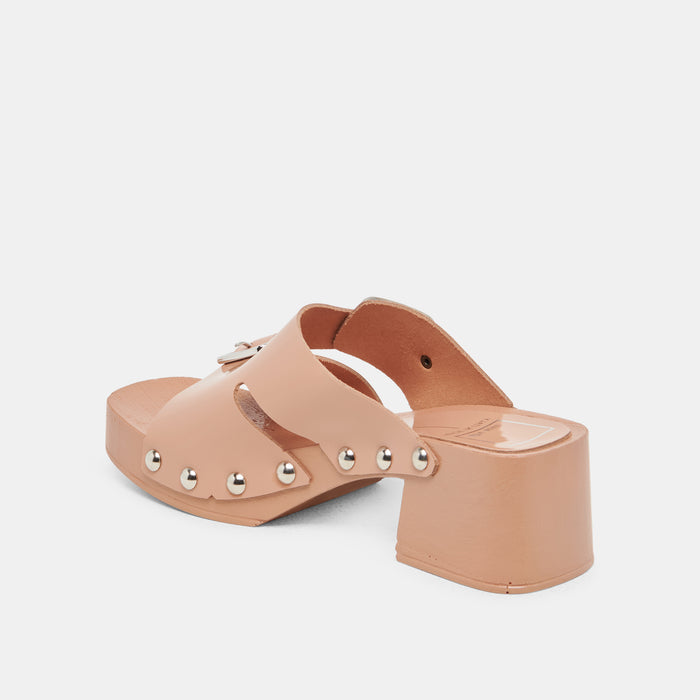 MELODY HEELS TAN LEATHER
