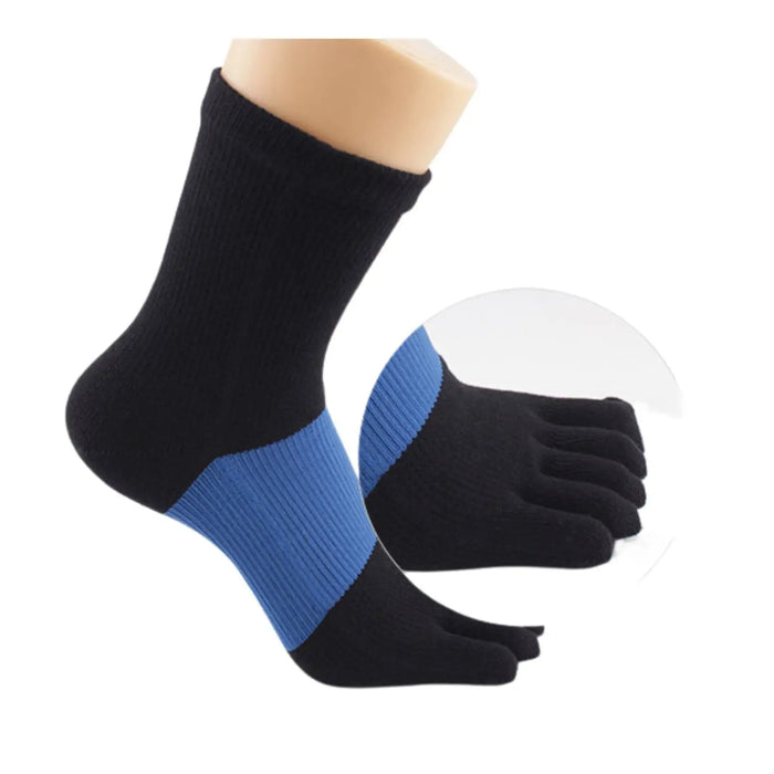 Mens 3 Pairs Five Finger Sports Toe Socks Pantsnsox