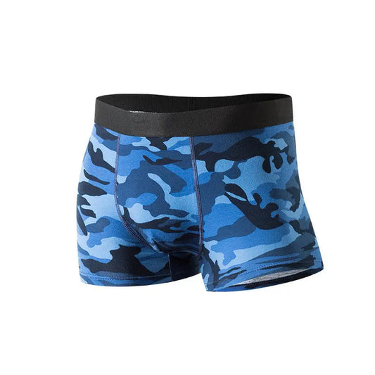 Mens 5 Pairs Camouflage breathable Boxer Underwear Pantsnsox