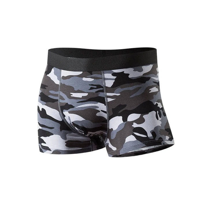 Mens 5 Pairs Camouflage breathable Boxer Underwear Pantsnsox