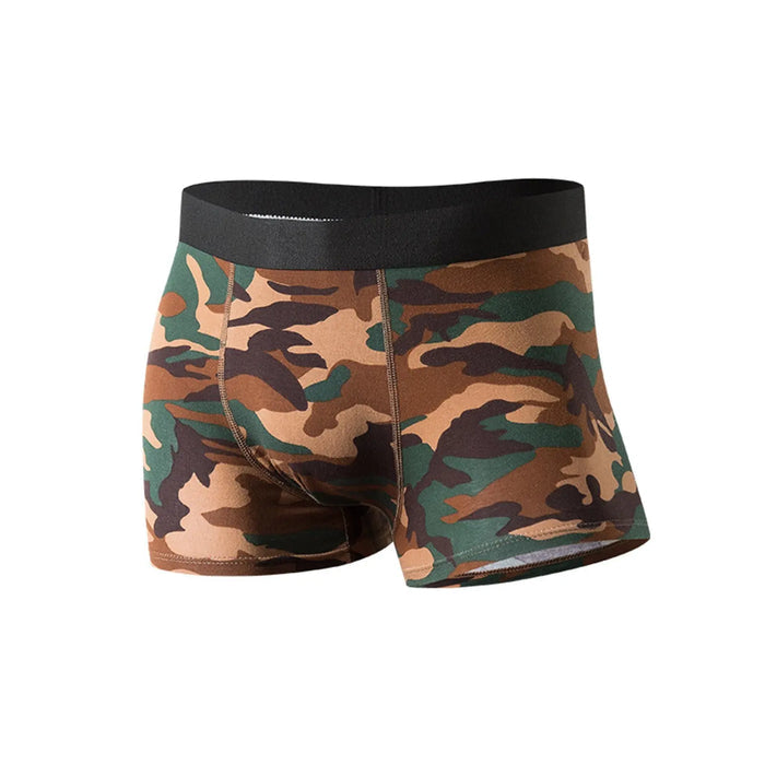 Mens 5 Pairs Camouflage breathable Boxer Underwear Pantsnsox