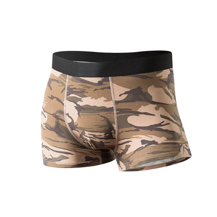 Mens 5 Pairs Camouflage breathable Boxer Underwear Pantsnsox