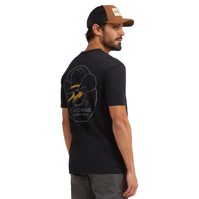 Troll Co. DHCM Savage tee in black, alternate view of the print