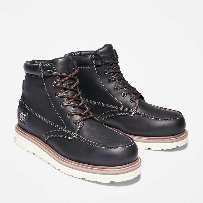 Timberland PRO Gridworks 6 inch black work boot, third alternate view