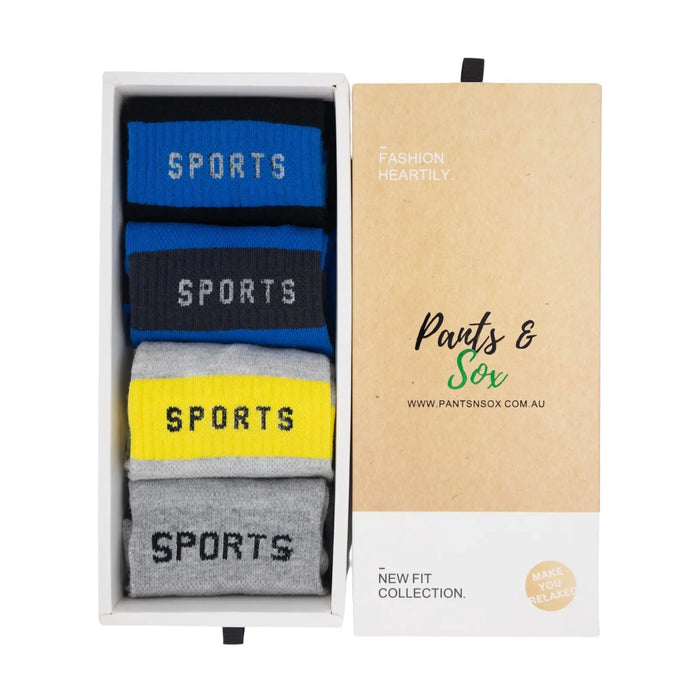 Mens Running Sports Toe Socks Gift Box Pantsnsox
