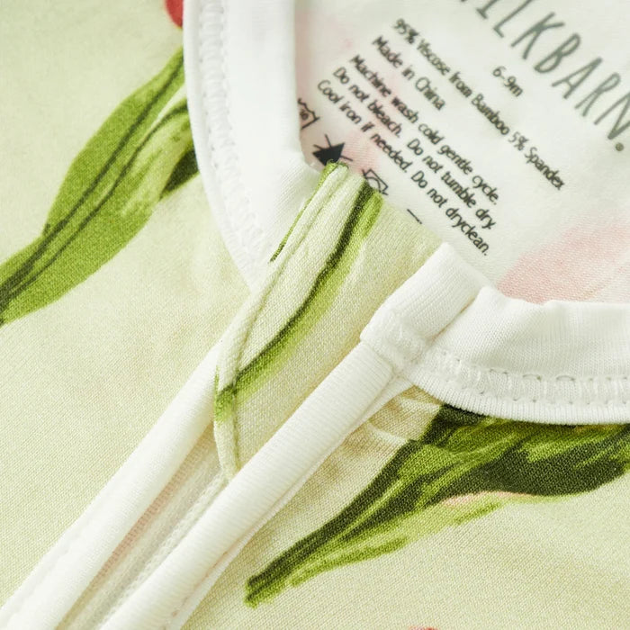Milkbarn | Tulip Luxe Stretch Footed Romper