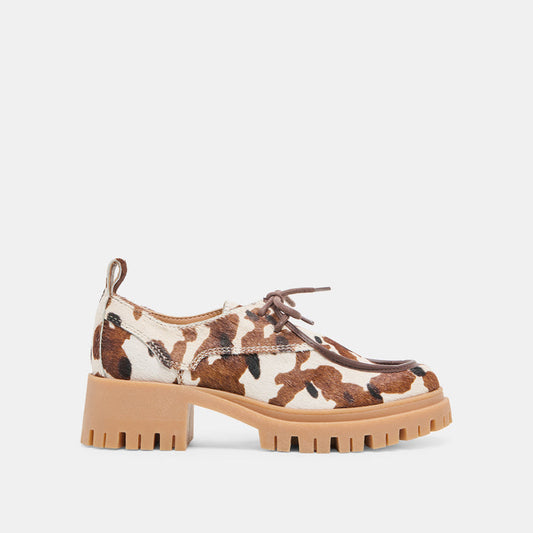 Milza Cocoa Calf Hair Loafers | Dolce Vita