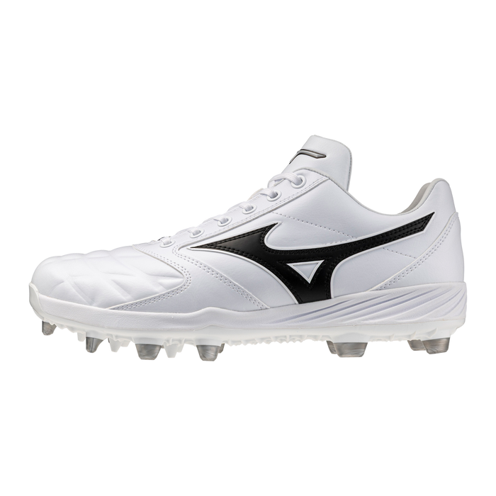 Mizuno Pro Select TPU Baseball Cleat — White