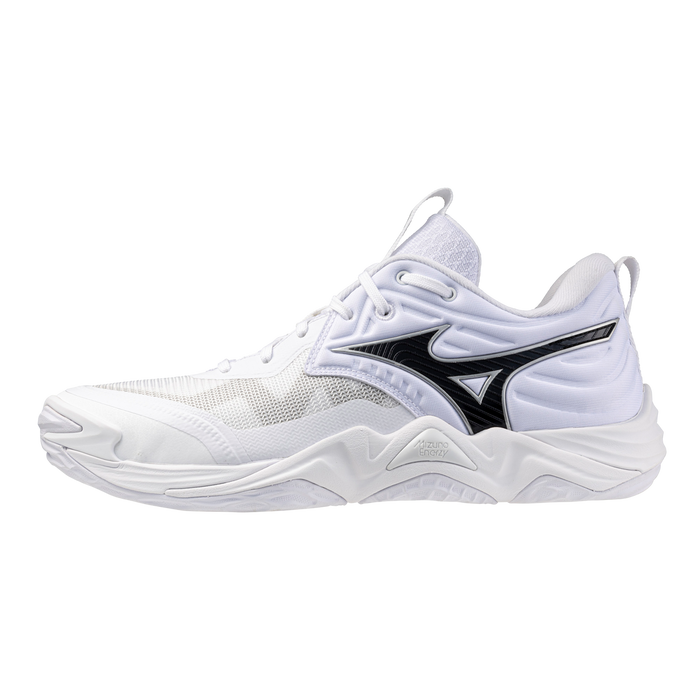 Mizuno Wave Momentum 4 Elite Unisex — White / Black