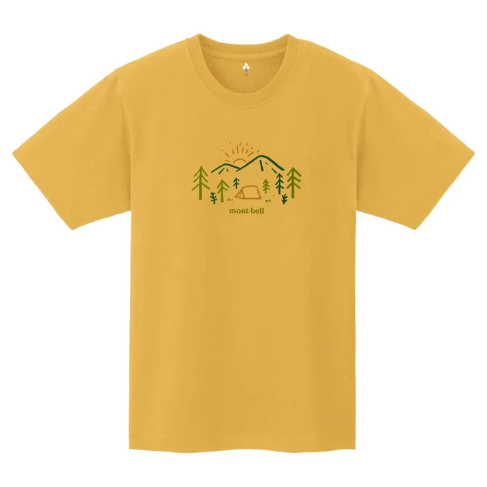 Montbell Pear Skin Cotton T Mountain Morning
