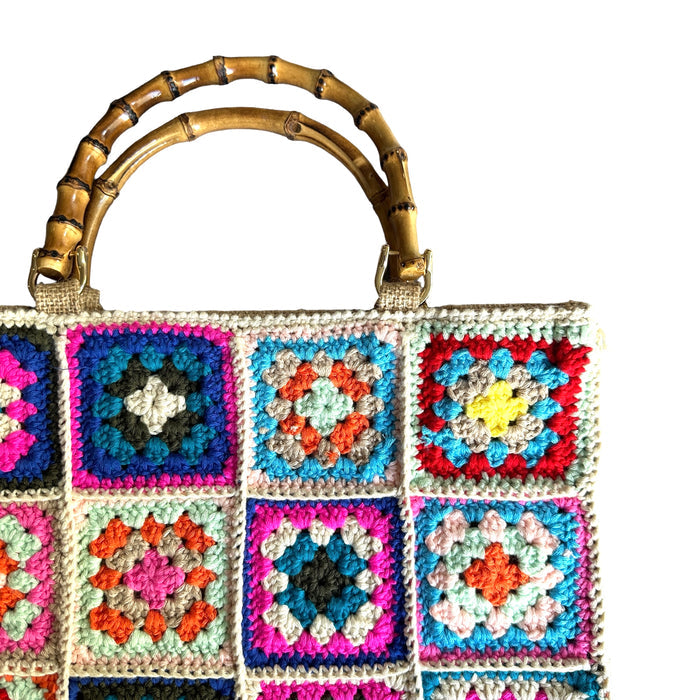 Multicolor Crochet Bag