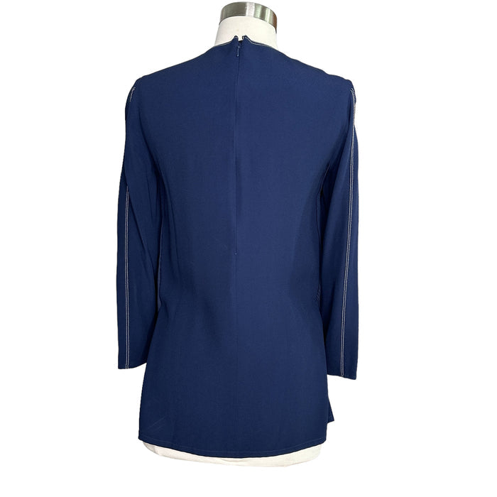 Navy Blouse - XS