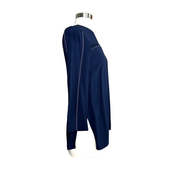 Navy Blouse - XS