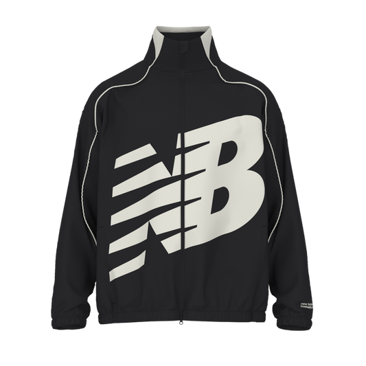 New Balance Men's Basketball Oversized Print Woven Jacket