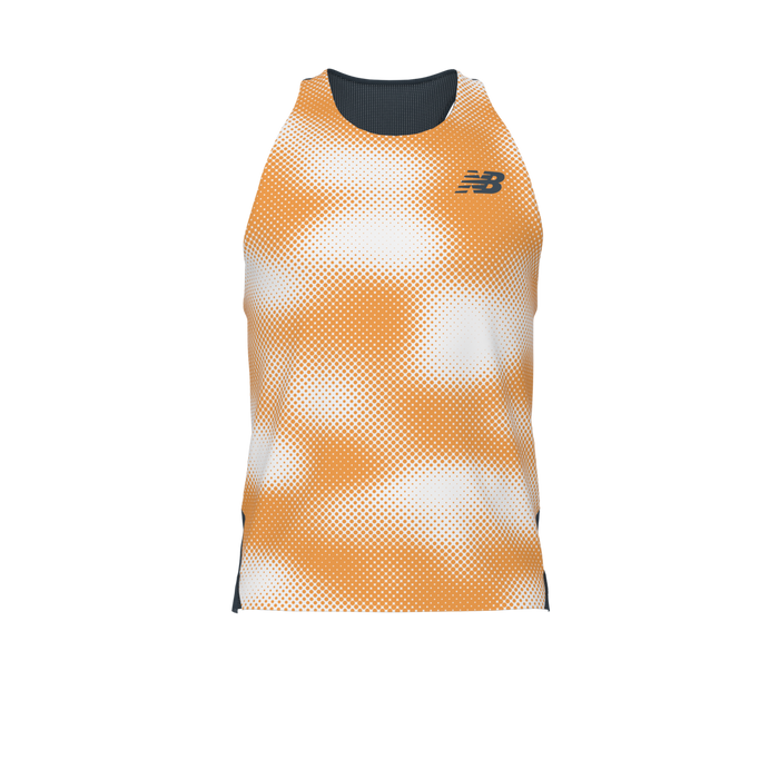 New Balance Men's RC Elite Printed Singlet - Hot Spot