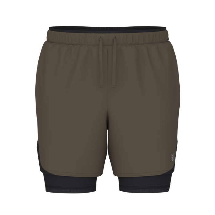 New Balance Men's RC Essential 2-in-1 Run Short 5 - Unagi