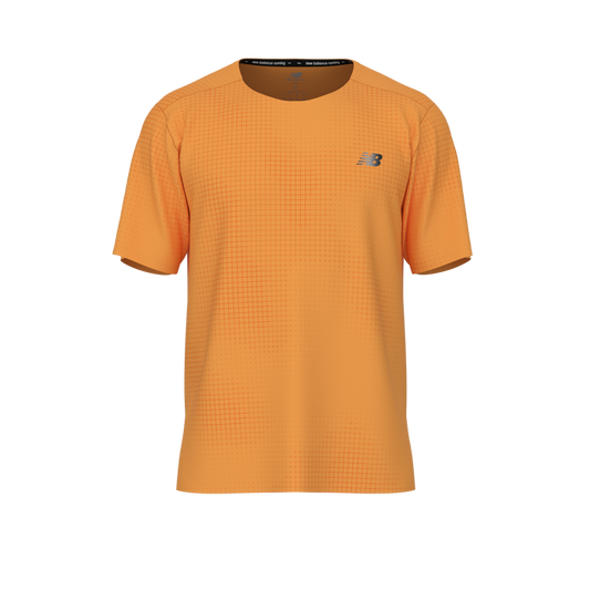 New Balance Men's RC Essential Printed T-Shirt - Hot Spot