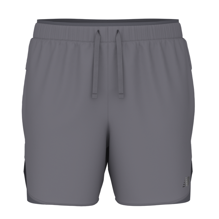 New Balance Men's RC Essential Short 5 - Off-Line Grey