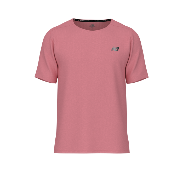 New Balance Men's RC Essential T-Shirt - Pink Light Heather