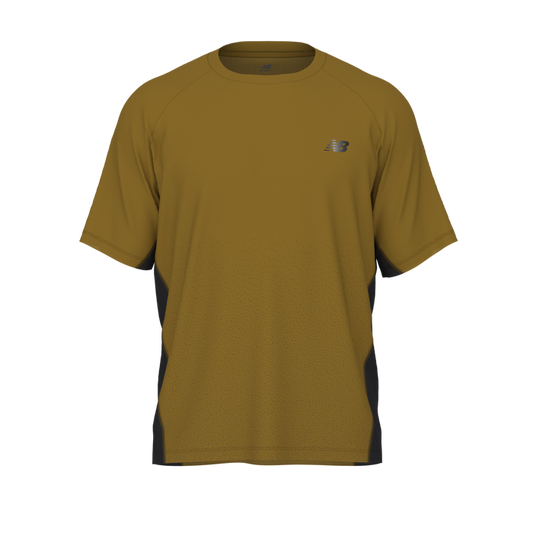 New Balance Men's Viz-Tech Run T-Shirt - Basil Oil