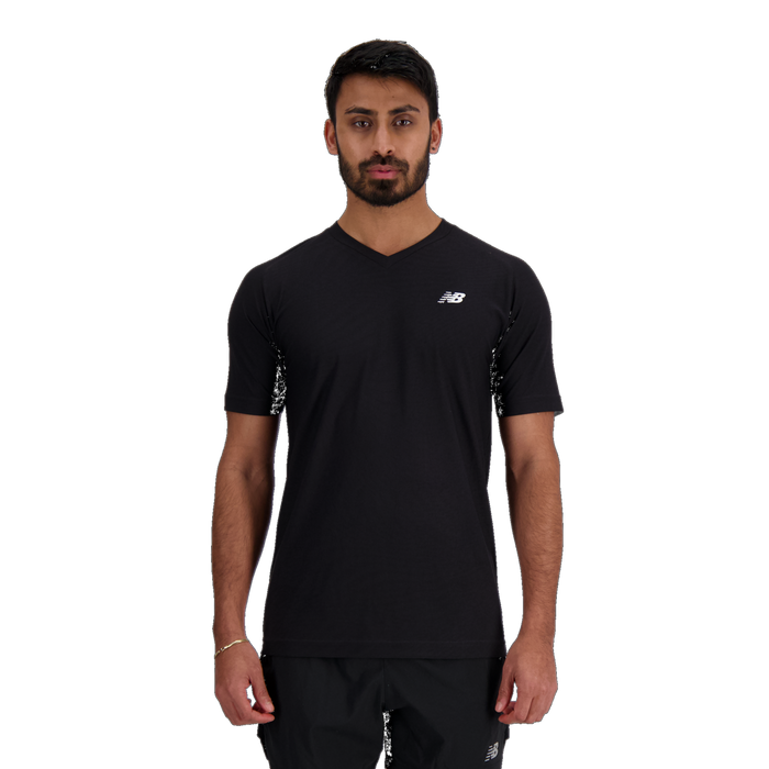 New Balance SS Jacquard BP T-Shirt – Black