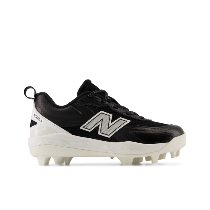 New Balance Velo v5 Youth – Black/Metallic Silver