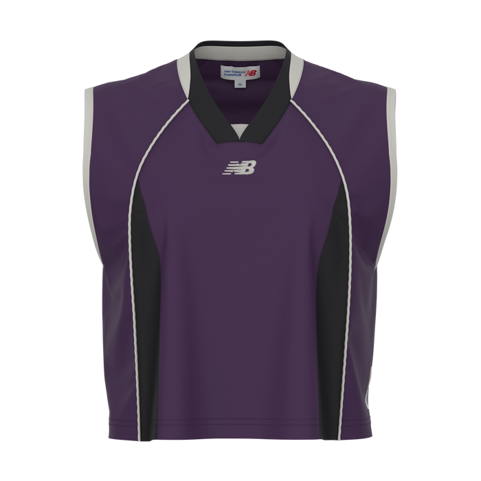 New Balance Women's Basketball Cropped Shooting Top