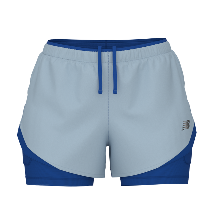 New Balance Women's RC Essential 2-in-1 Run Short 3 - Oxygen