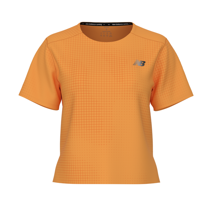New Balance Women's RC Essential Printed T-Shirt - Hot Spot