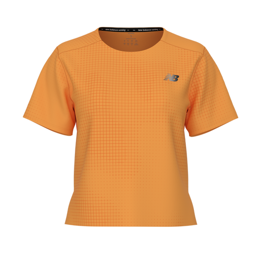 New Balance Women's RC Essential Printed T-Shirt - Hot Spot