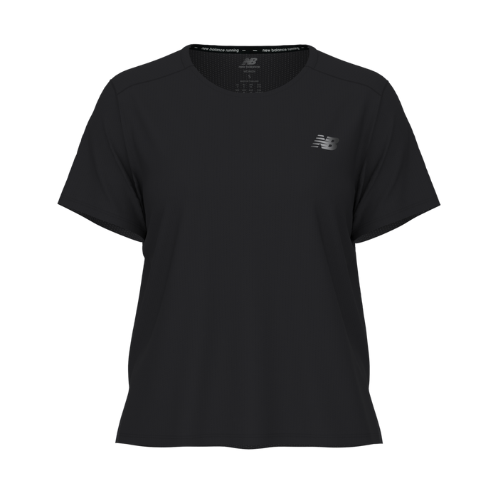 New Balance Women's RC Essential T-Shirt - Black Heather