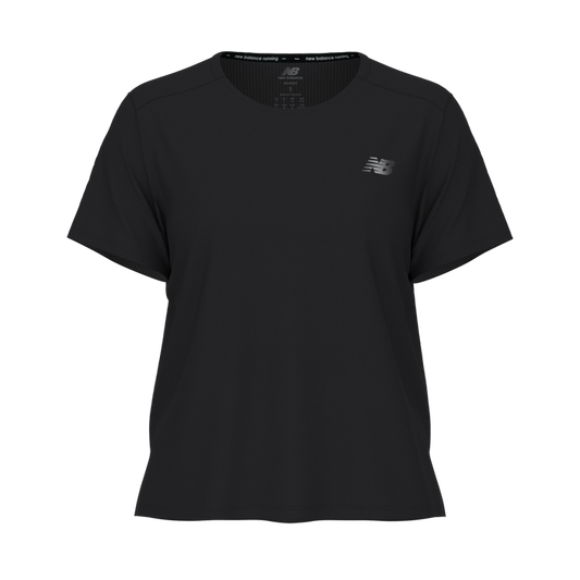 New Balance Women's RC Essential T-Shirt - Black Heather