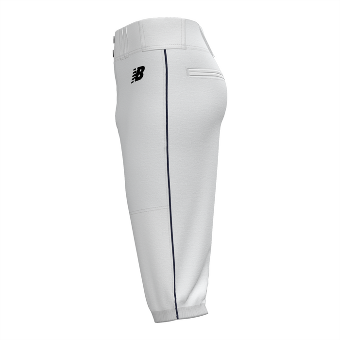 New Balance Youth Adversary 2 Knicker Piped Athletic – White/Navy
