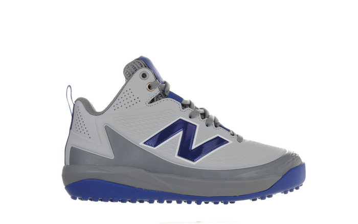 New Balance Youth Ohtani v2 Mid Turf – Team Away Grey/White