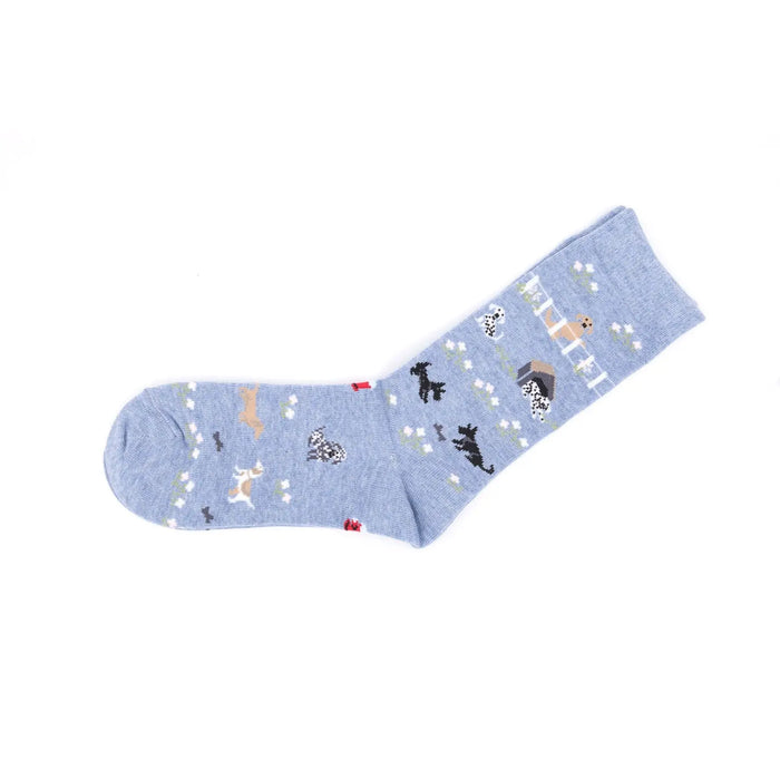 Novelty Crew Puppy Cotton Socks Gift Box - Pantsnsox