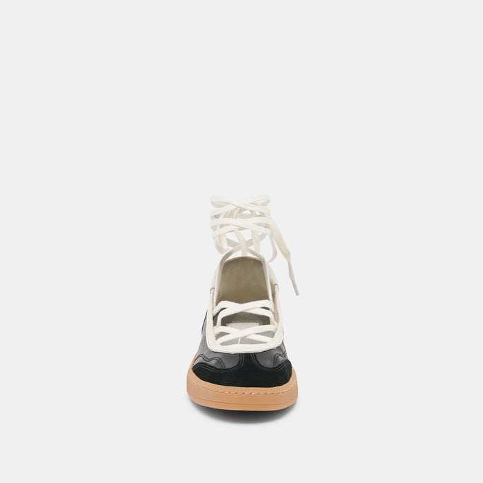 NYOMIE SNEAKERS BLACK LEATHER