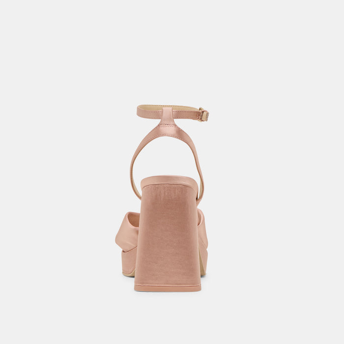 PARLO HEELS BLUSH SATIN